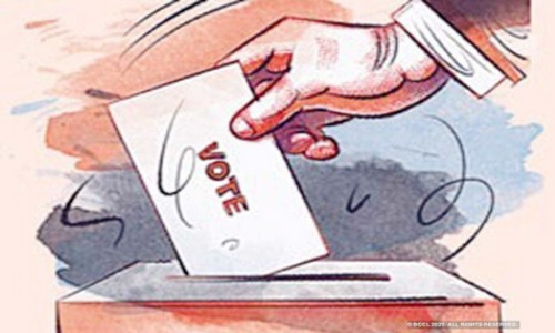 Voting in a democratic nation