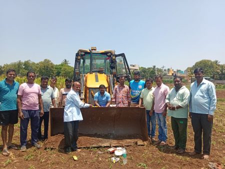 अलतगा येथील सांडपाणी निचरा कामास प्रारंभ