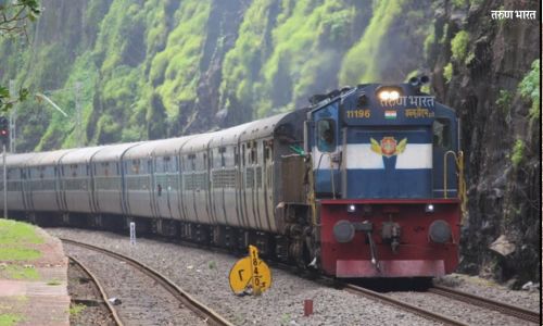 चालत्या ट्रेनमध्ये डोक्यावर दगड पडून एकजण जखमी