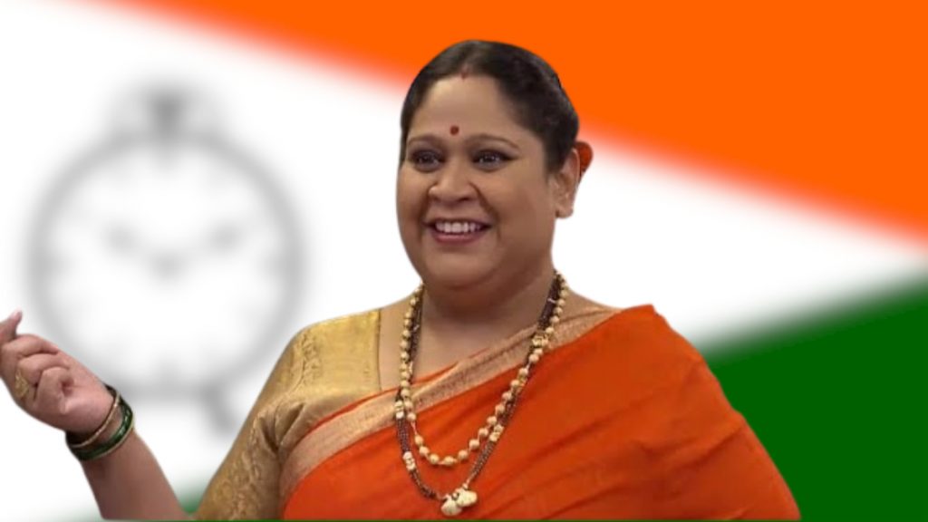 अभिनेत्री गार्गी फुले यांचा राष्ट्रवादीत प्रवेश