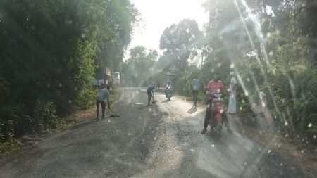 आंबोली – माडखोल रस्त्याचे काम म्हणजे केवळ मलमपट्टीच!