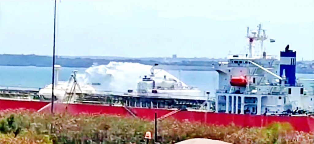 मुरगाव बंदरात अमोनिया गॅस गळतीमुळे घबराट