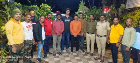 Rescue of four tourist students stuck in Lonavala