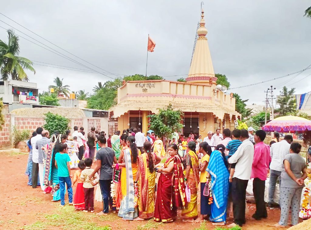 कंग्राळी बुद्रूकमध्ये आषाढी एकादशी उत्साहात Vitthal mauli temple