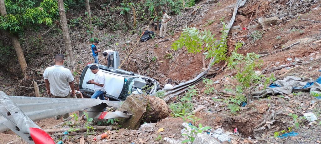 काणकोण करमल घाटातील अपघातात 1 ठार