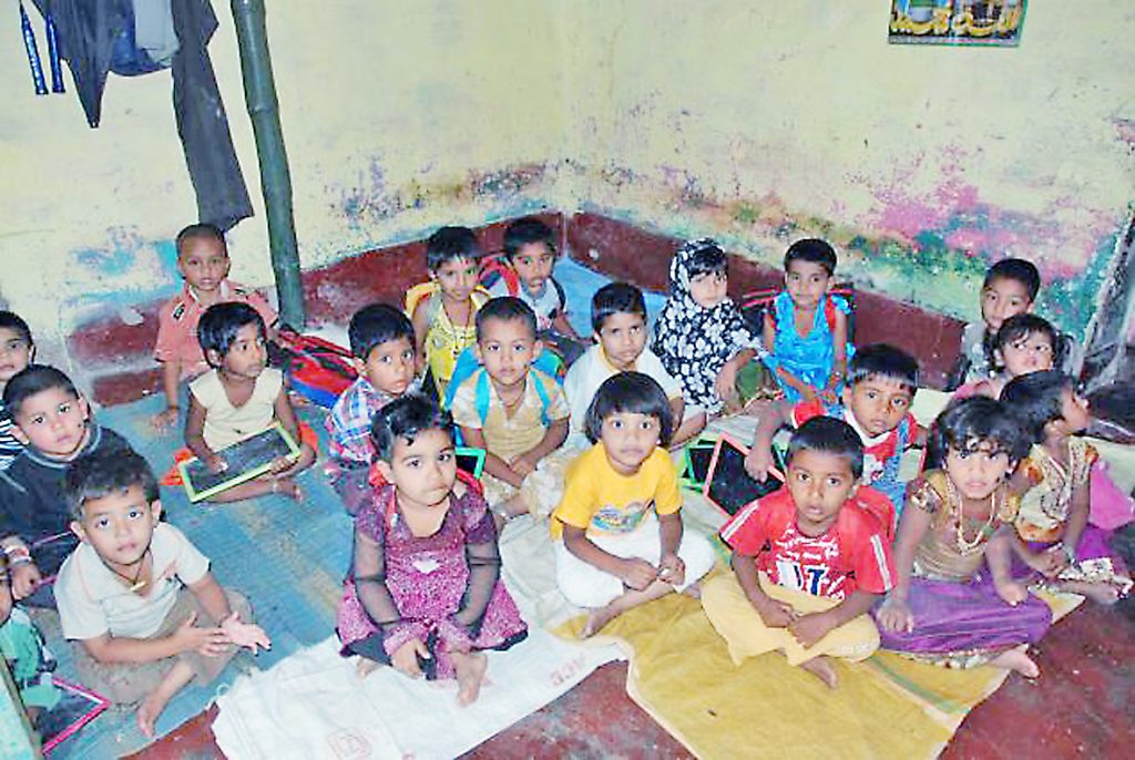Anganwadi work in morning session