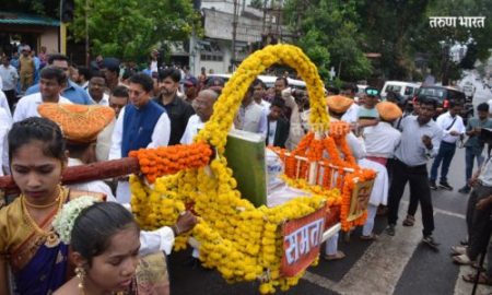 राजर्षी शाहू जयंतीनिमित्त आयोजित समता दिंडीसाठी लोटला लोकांचा जनसमुदाय!