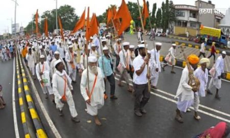 आषाढी एकादशी निमित्त ब्रम्हपुरीत दुमदुमला हरी नामाचा गजर; विठूरायाच्या दर्शनासाठी भाविकांची अलोट गर्दी