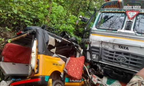 Ratnagir Breaking : दापोली- हर्णे मार्गावर भीषण अपघात; 5 ठार, 10 जखमी