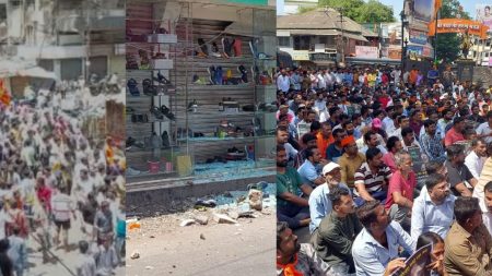 कोल्हापुरात परिस्थिती नियंत्रणाबाहेर ; हिंदुत्ववादी कार्यकर्त्यांनी केली तोडफोड