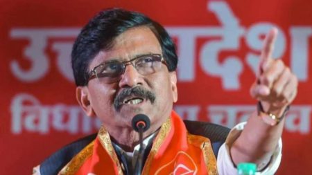If you have the guts hold elections and take over Mumbai warns Sanjay Raut in bjp