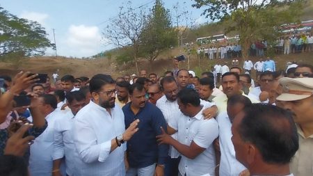 case has been registered against fifty people including MP Udayanraj bhosale