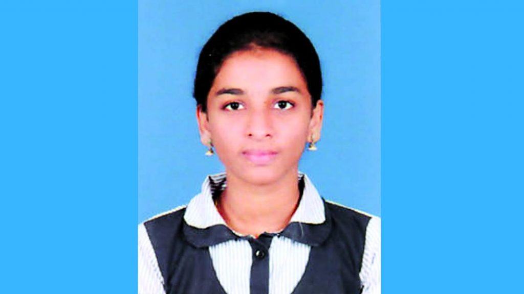 Dodamarg English School in the 10th result Vedika Krishna Naik topper in taluka with 96.40 marks