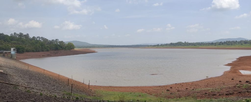 राकसकोप जलाशयात केवळ दोन फूट पाणीसाठा शिल्लक