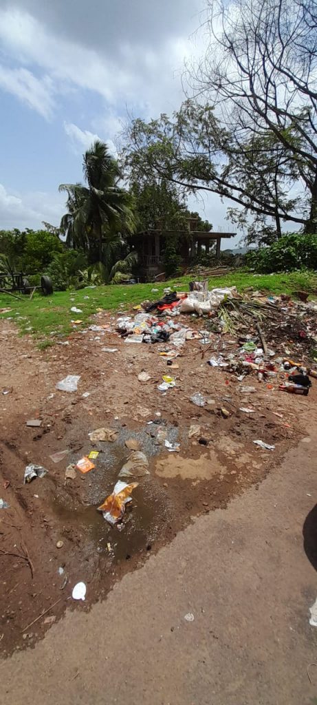 रघुनाथ मार्केटच्या परिसरात कचऱ्याचे साम्राज्य! raghunathpeth-sawantwadi-kachara-wastage-garbage-unclean