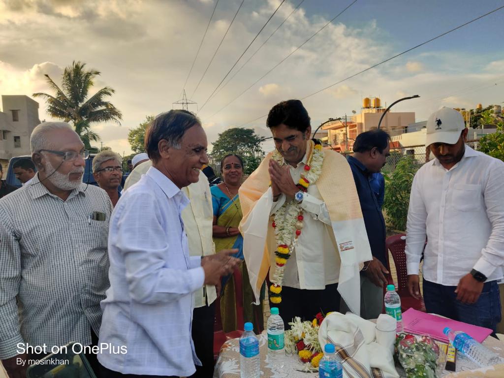 रामतीर्थ नगर येथे आमदार राजू यांचा सत्कार