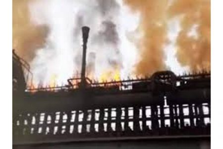 टाटा स्टील प्रकल्पात स्फोट, दोघे गंभीर