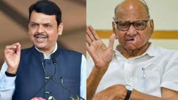 harad Pawar criticizes Devendra Fadnavis on support bjp