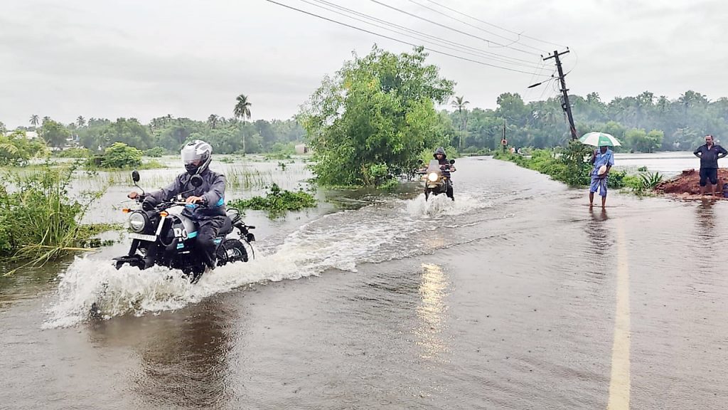 पावसामुळे बार्देशात जनजीवन विस्कळीत Life disrupted in Bardesh due to rain