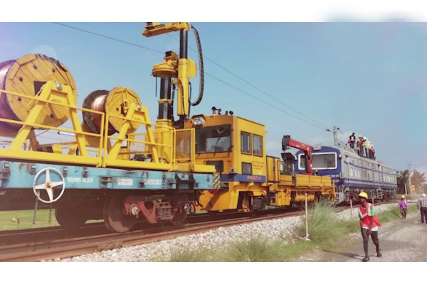 Shares of Rail Development Corporation rose