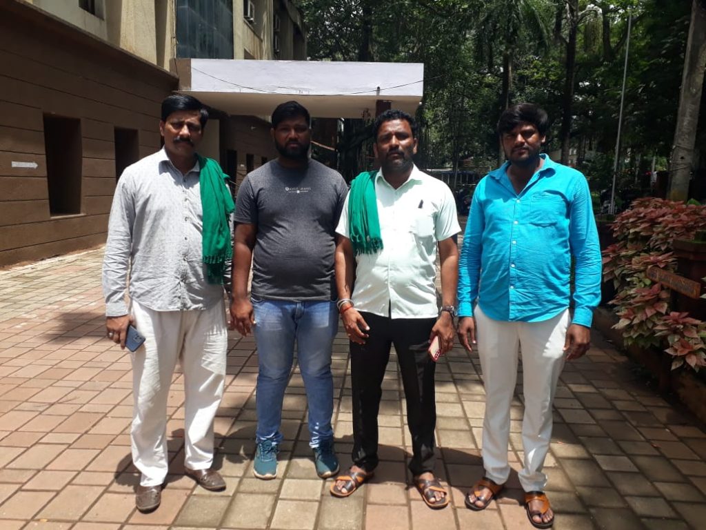 Thanks to the District Collector from the Farmers Association