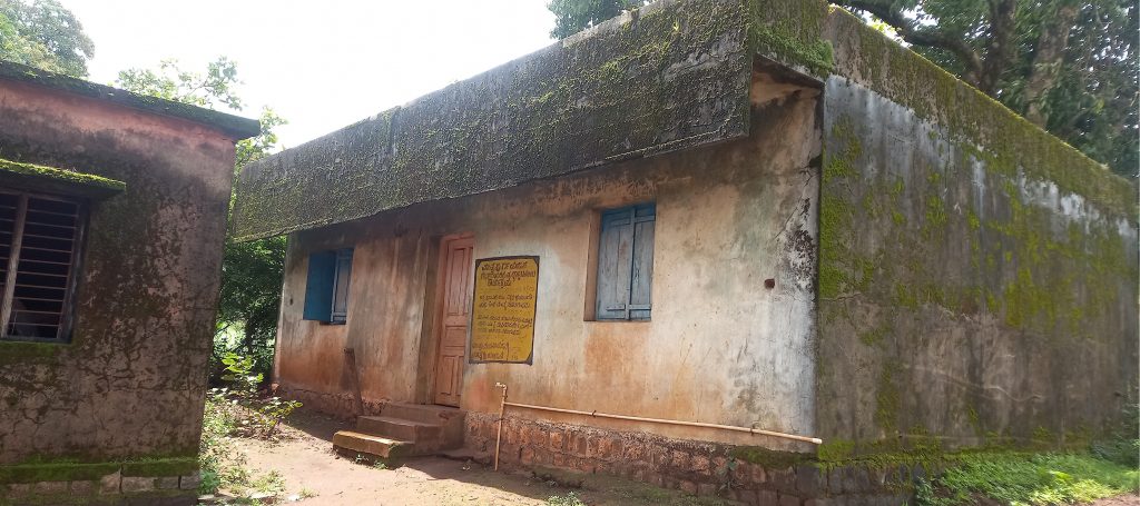 Anganwadi building at Olmani is dangerous