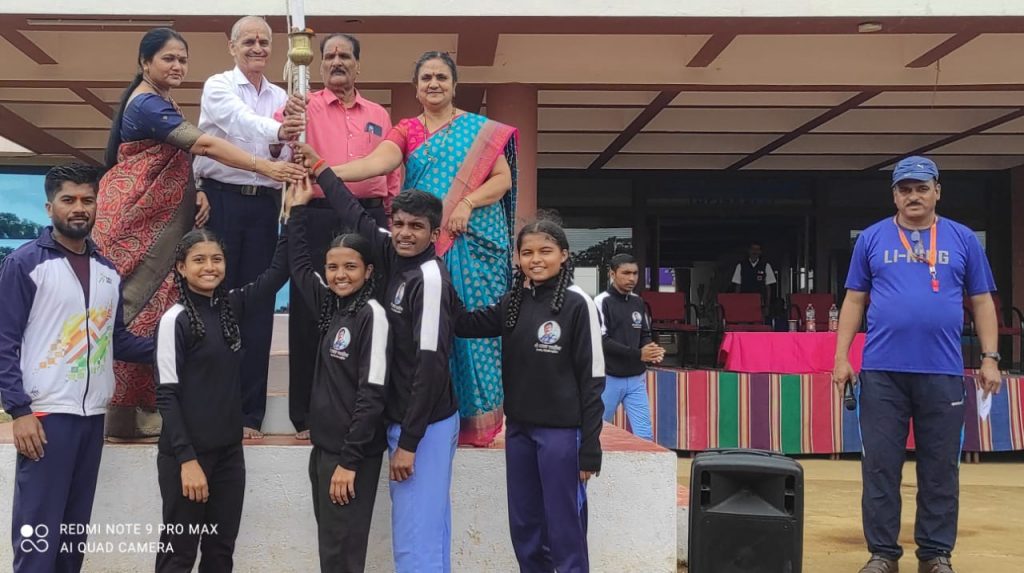 Vidyabharati district level athletics competition started