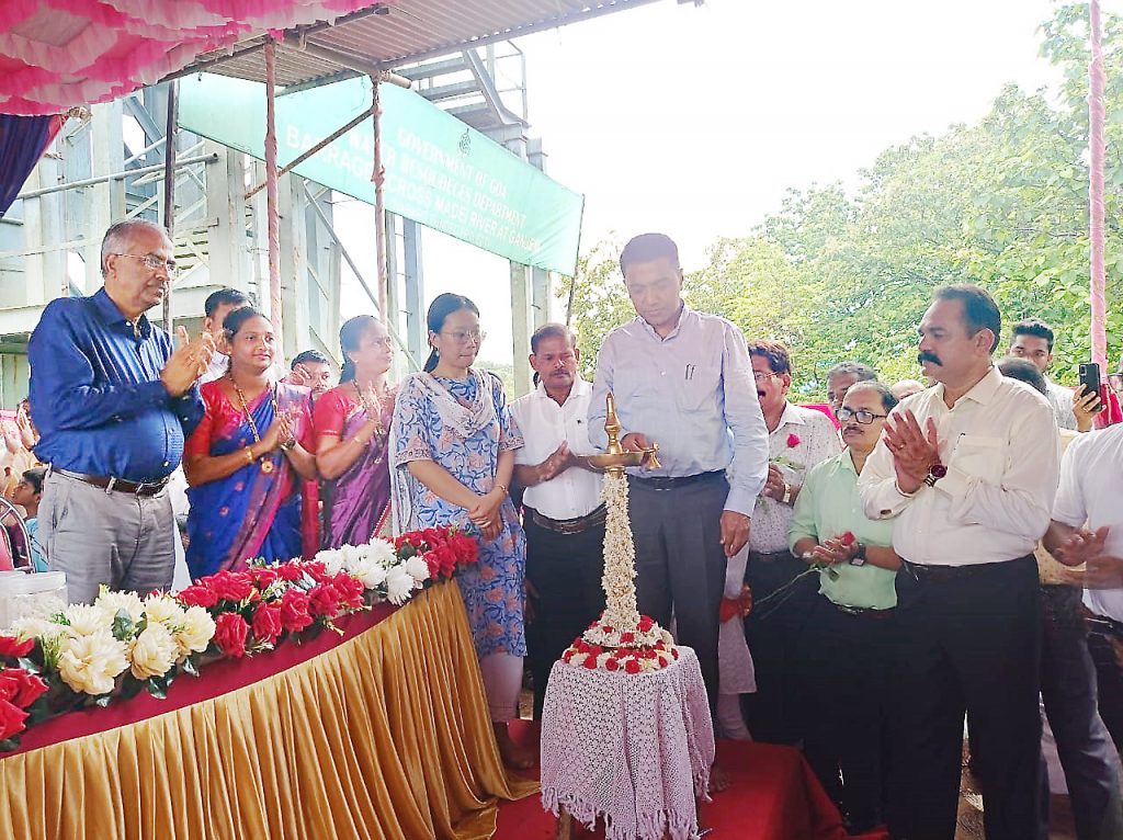 Inauguration of water project in Pati Ambeshi
