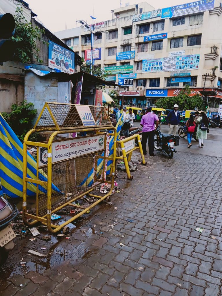 Drainage-sewer water from road itself near RPD cross