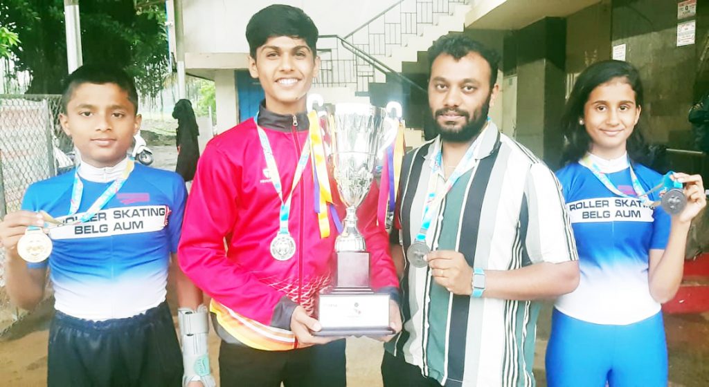 Belgaum skaters shine in state level open skating competition