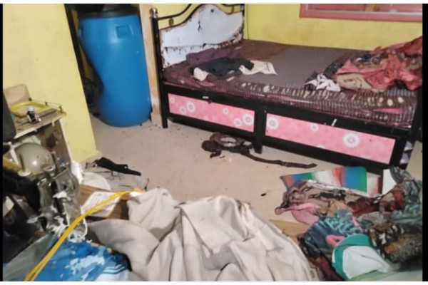 जुने गांधीनगरात गॅसचा भडका