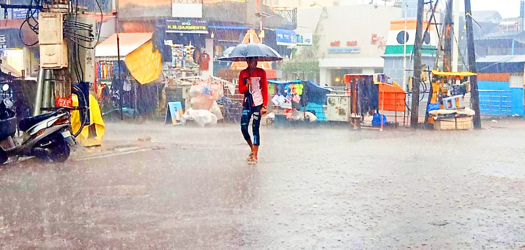 People were happy because of the rainy sky...