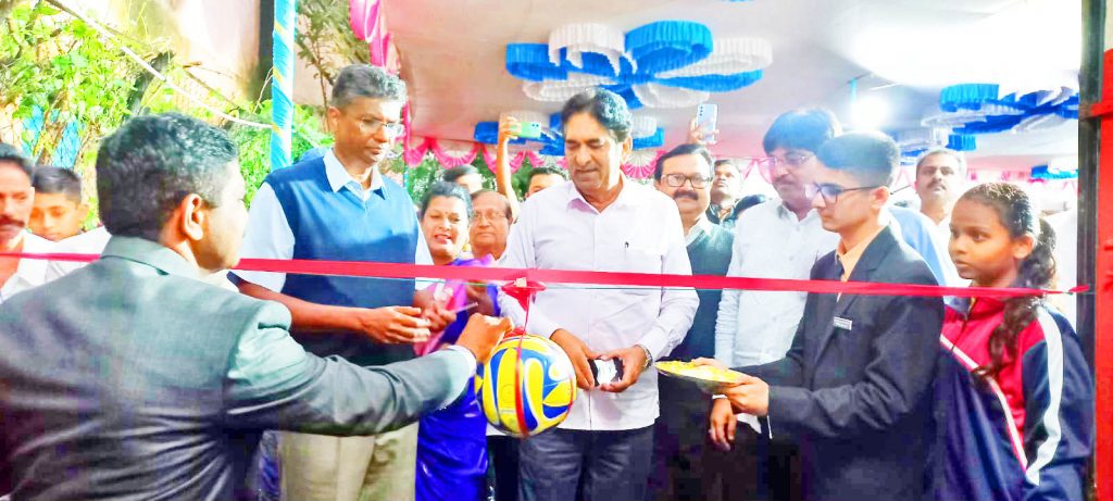 Inauguration of new ground in G. G. Chitnis school