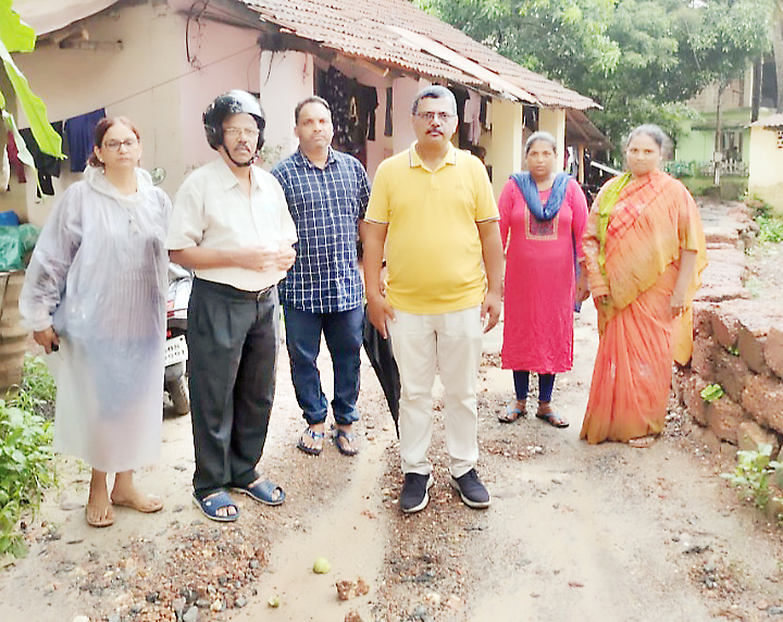 रातवाडो – मडगाव येथील रस्त्याची त्वरित दुरुस्ती करण्याची मागणी