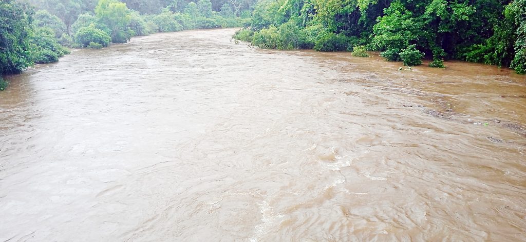 A total of 66 inches of rain was recorded in Kanko