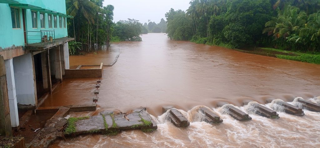 Flood-like condition in Bailpar river area due to Tilari water