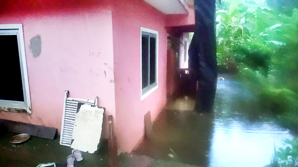 Water entered the house at Tamsuli Betki