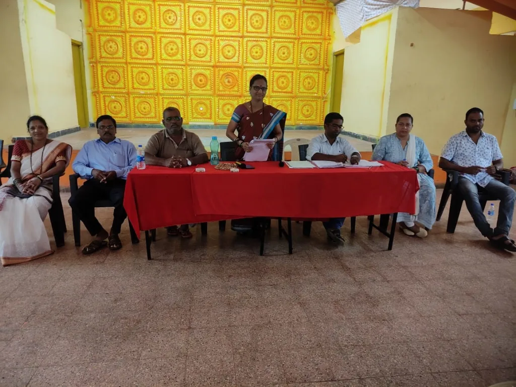 साळ पंचायतीच्या ग्रामसभेत विविध विषयांवर चर्चा Discussion on various topics in the Gram Sabha of Sal Panchayat