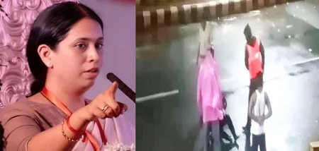 दिव्यांगावर लाठीमार ; मंत्री लक्ष्मी हेब्बाळकर यांनी मागितली रिपोर्ट Lathi on the disabled; Minister Lakshmi Hebbalkar asked for the report