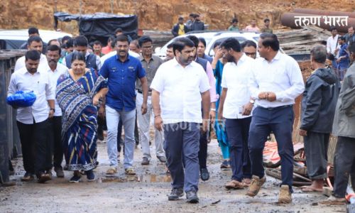 MLA Satej Patil towards completion of direct pipeline work;
