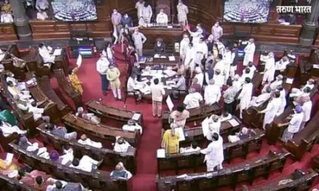 Demonstrations opposition protest the Manipur houses adjourned