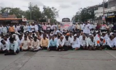 जतकरांची पाण्यासाठी वणवण! जत तालुक्यात दुष्काळ जाहीर करण्याची मागणीसाठी रास्ता रोको आंदोलन Sangli Jat Rasta Roko Andolan