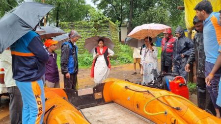 पन्हाळा तालुक्यात पावसाची संततधार : चांदोली धरण ६३ टक्के भरले, आपत्ती यंत्रणा सज्ज Panhala taluk heavy rains Chandoli dam 63 percent full