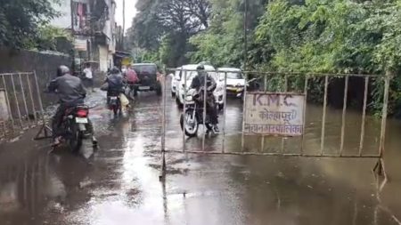 Kolhapur Heavy Rain Update ST road in the district has been closed