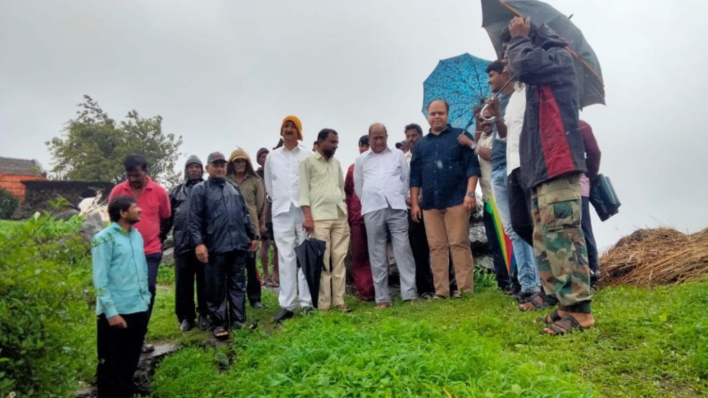 rehabilitation of Shipekarwadi Former District President Rahul Patil