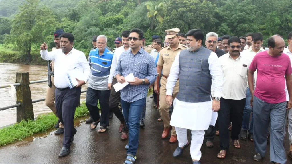 Uday Samant Inspection Chanderai ratnagir news