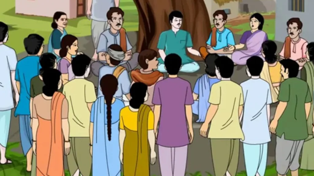 Udgaon Gram Panchayat meeting discussion on social media