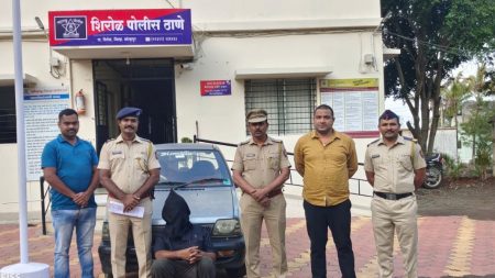 शिरोळ पोलिसांकडून रेकॉर्डवरील अट्टल गुन्हेगारास अटक Shirol police arrested a persistent criminal on record