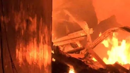 Two shops were gutted in fire in Rajapur