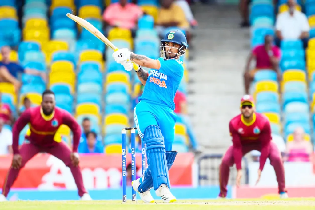182 runs challenge to West Indies from India